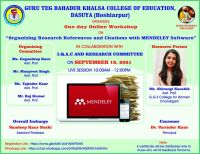 Mendeley Workshop